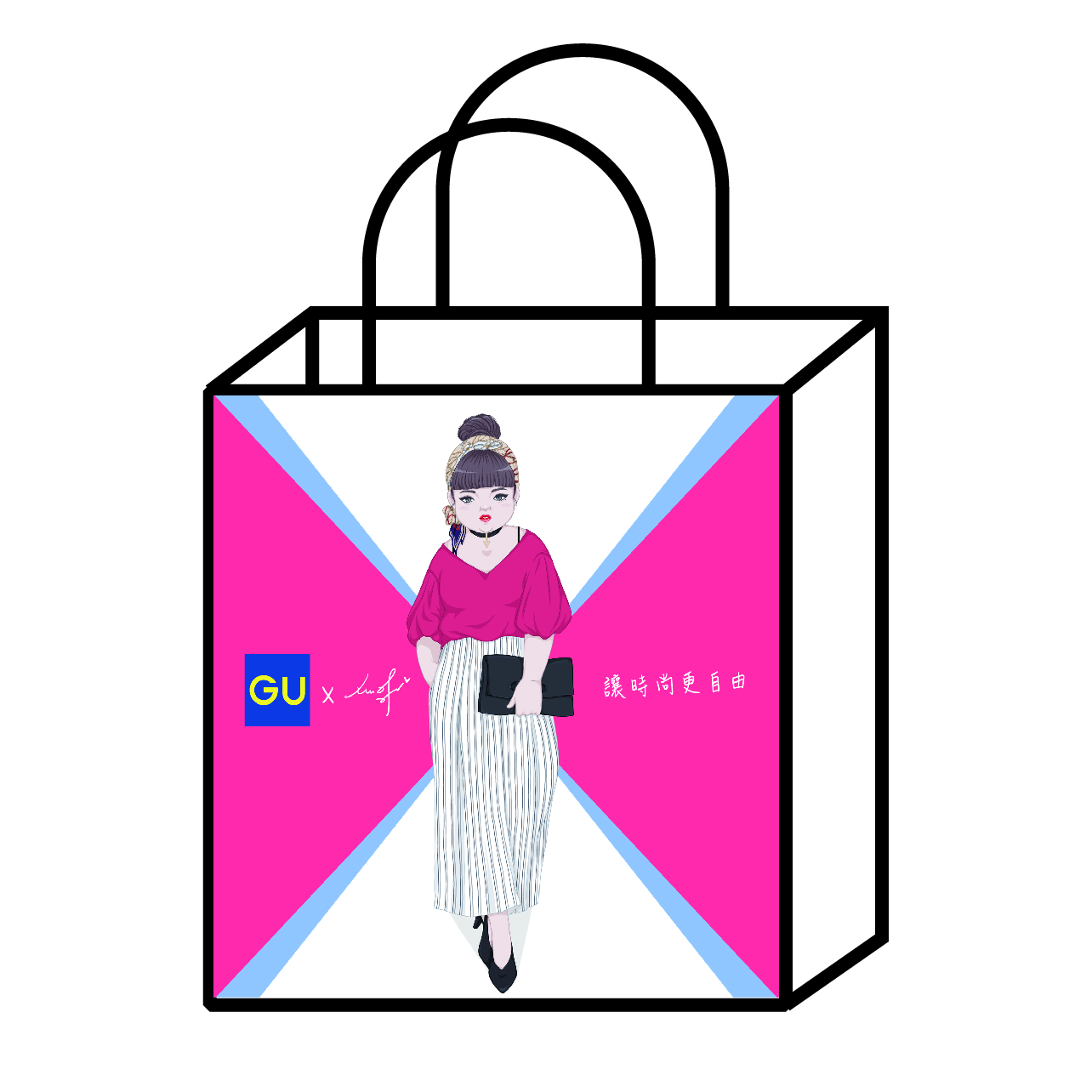 「美美限量時尚福袋」於03.31至04.02期間，全台GU 8間店舖同步限量推出。