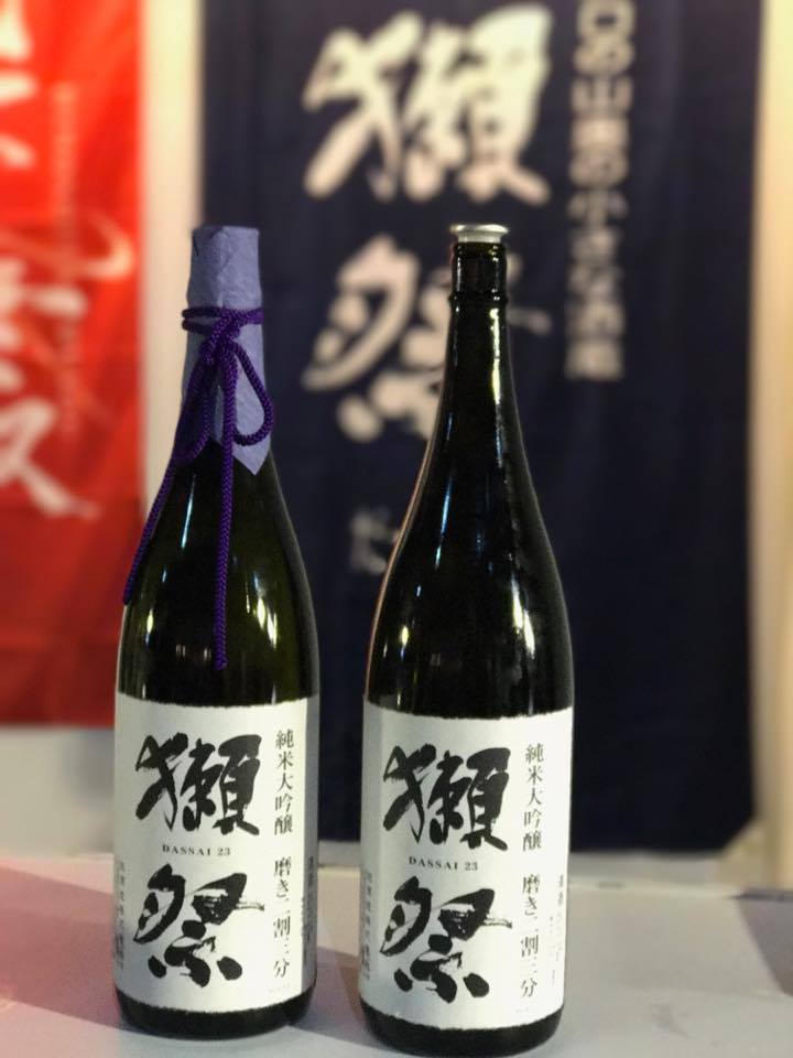 （圖五）日本「旭酒造」釀造清酒「獺祭二割三分」現場詢問度爆表。（徐力剛攝）