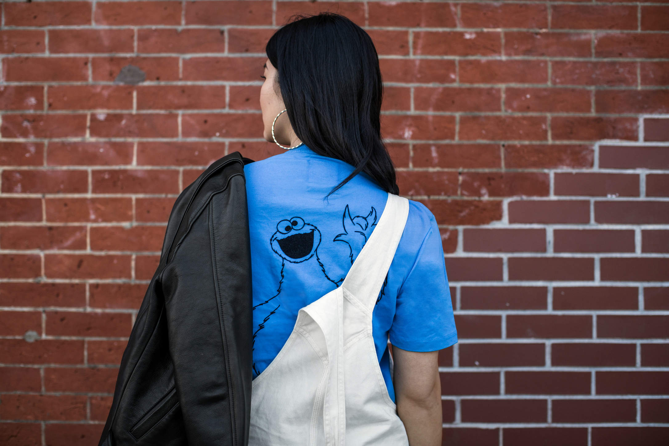 SESAME STREET系列短袖T恤 NT$1,580(藍)