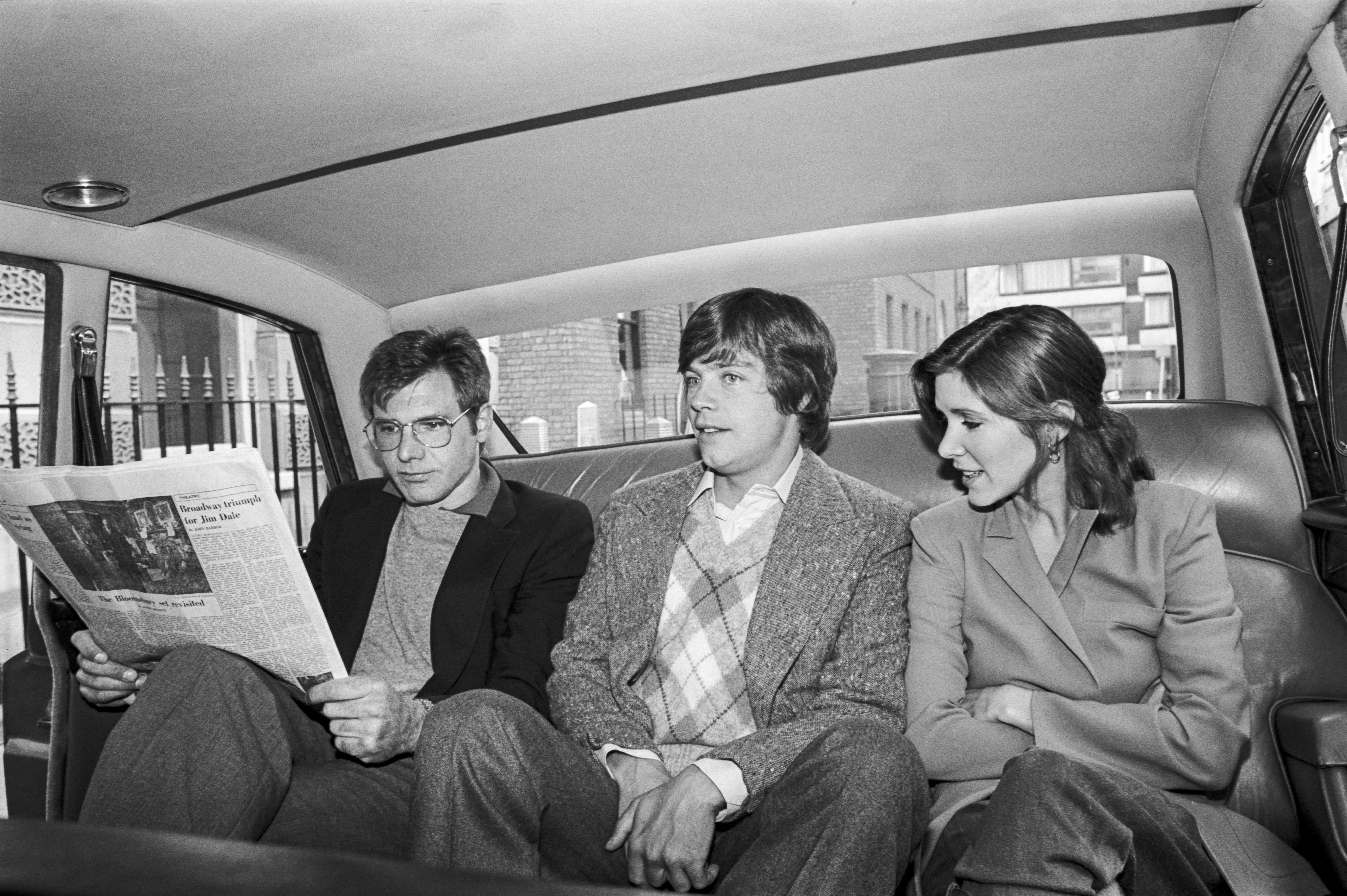 Harrison Ford, Mark Hamill, &amp; Carrie Fisher 1980
