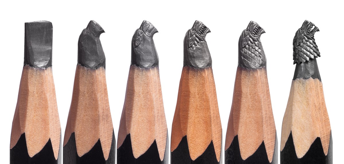 GAME OF THRONES Pencil Microscupture Exhibition - Making of the Stark Si.._.jpg