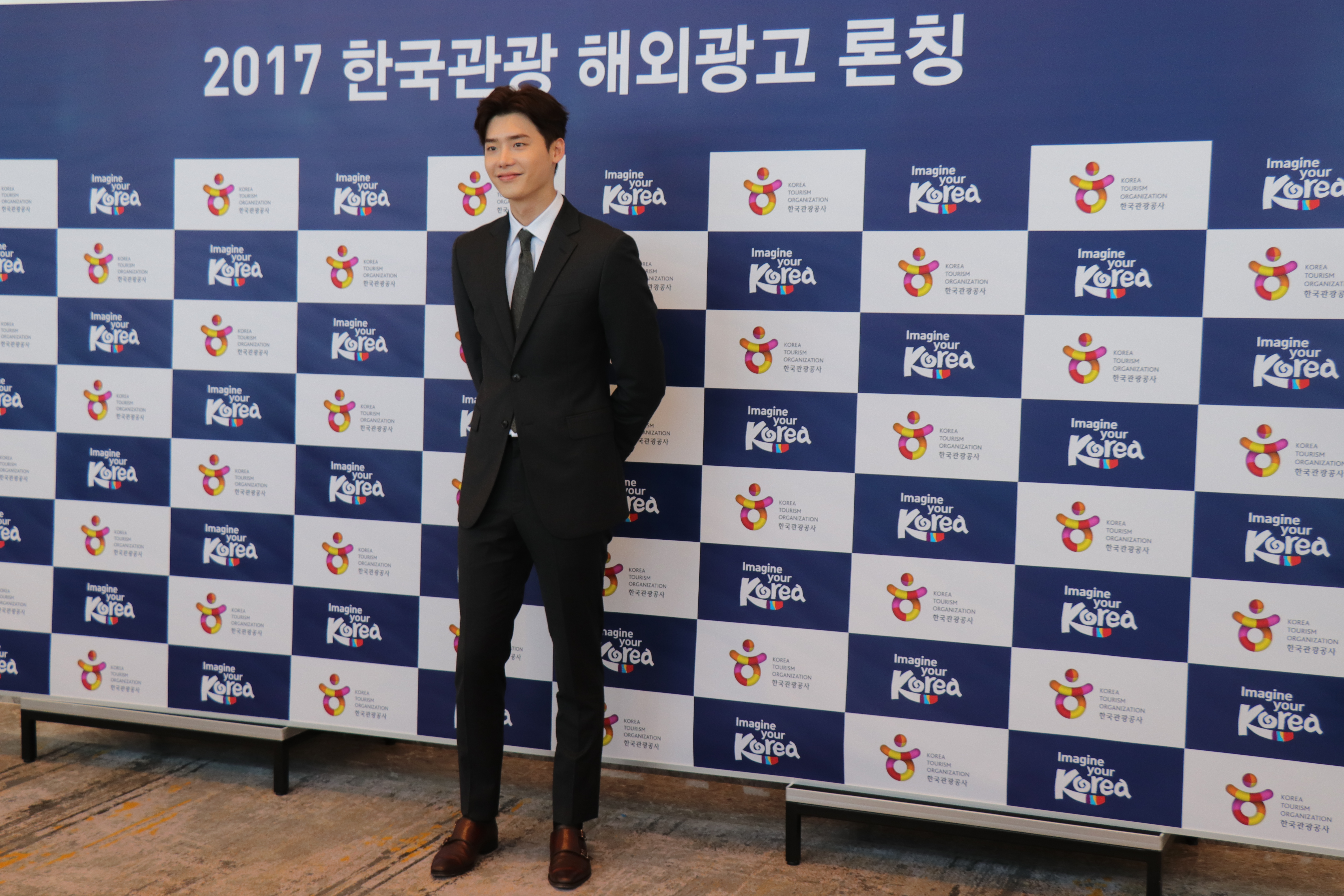 （圖二）演員李鍾碩出任「2017韓國觀光名譽宣傳大使」。（徐力剛攝）