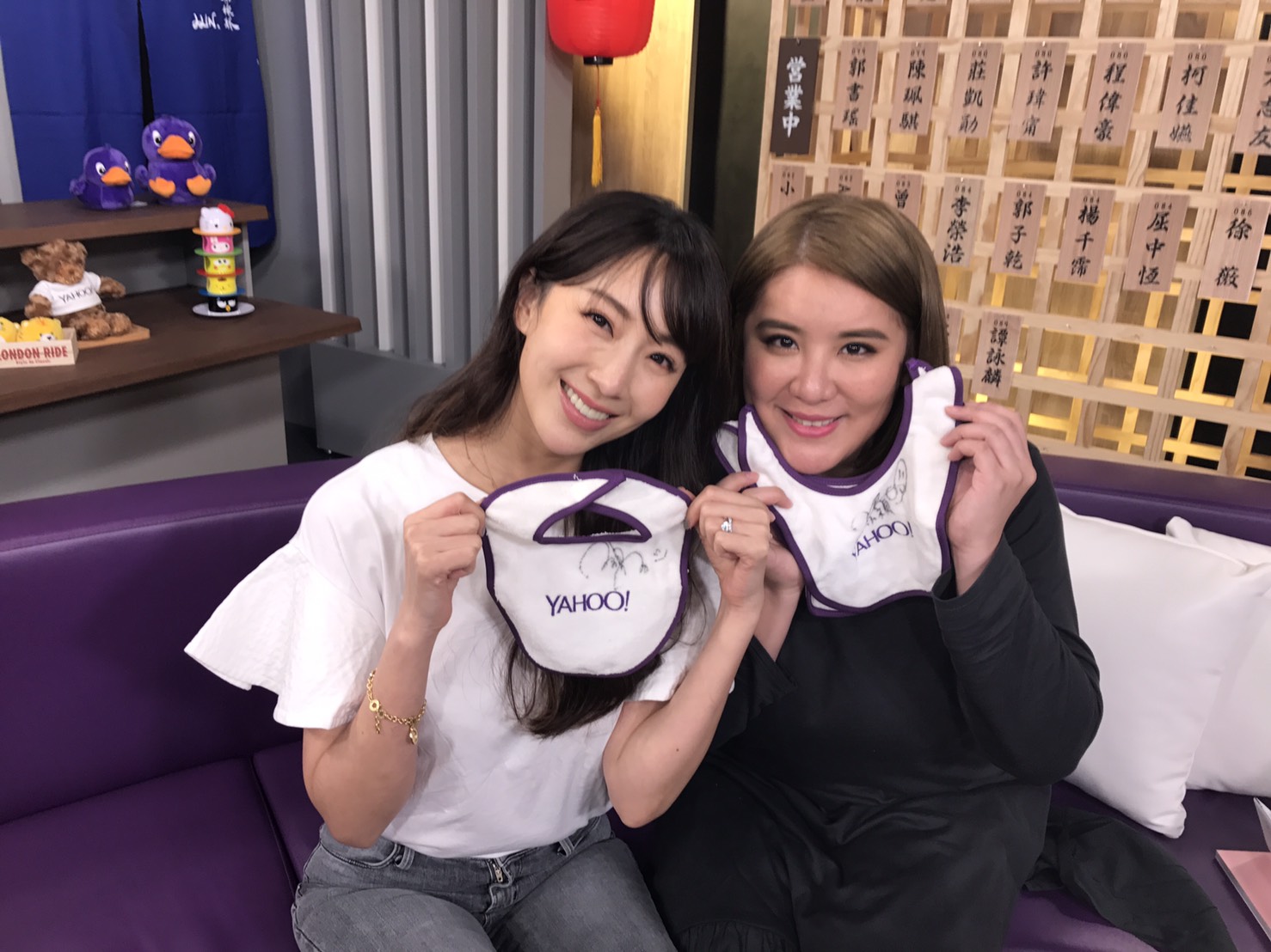 Yahoo TV來賓時尚媽咪隋棠及小禎在《佼心食堂》享用貴婦下午茶 (Yahoo奇摩提供)