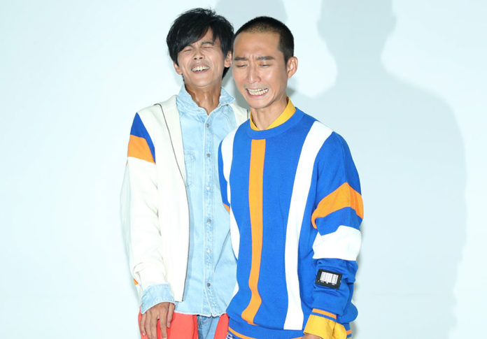 阿翔（左起）、浩子同屬「浩角翔起」，兩人一起主持《綜藝新時代》。