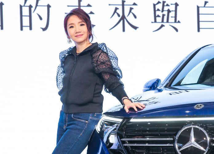 陶晶瑩出席汽車品牌講座活動。（盧禕祺攝）