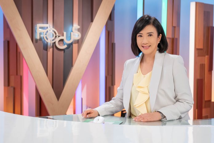 方念華將在周六黃金時段主持全新節目《FOCUS 360》。（TVBS提供）