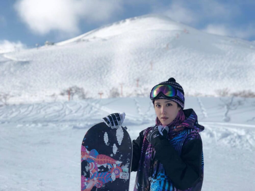 穆熙妍超想滑雪。（年代提供）