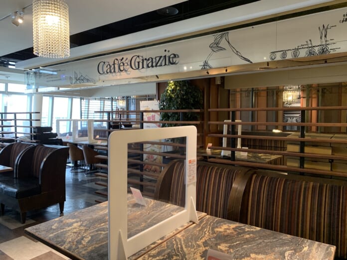 板橋大遠百義式屋古拉爵Café Grazie，也將配合防疫規範。（遠百提供）