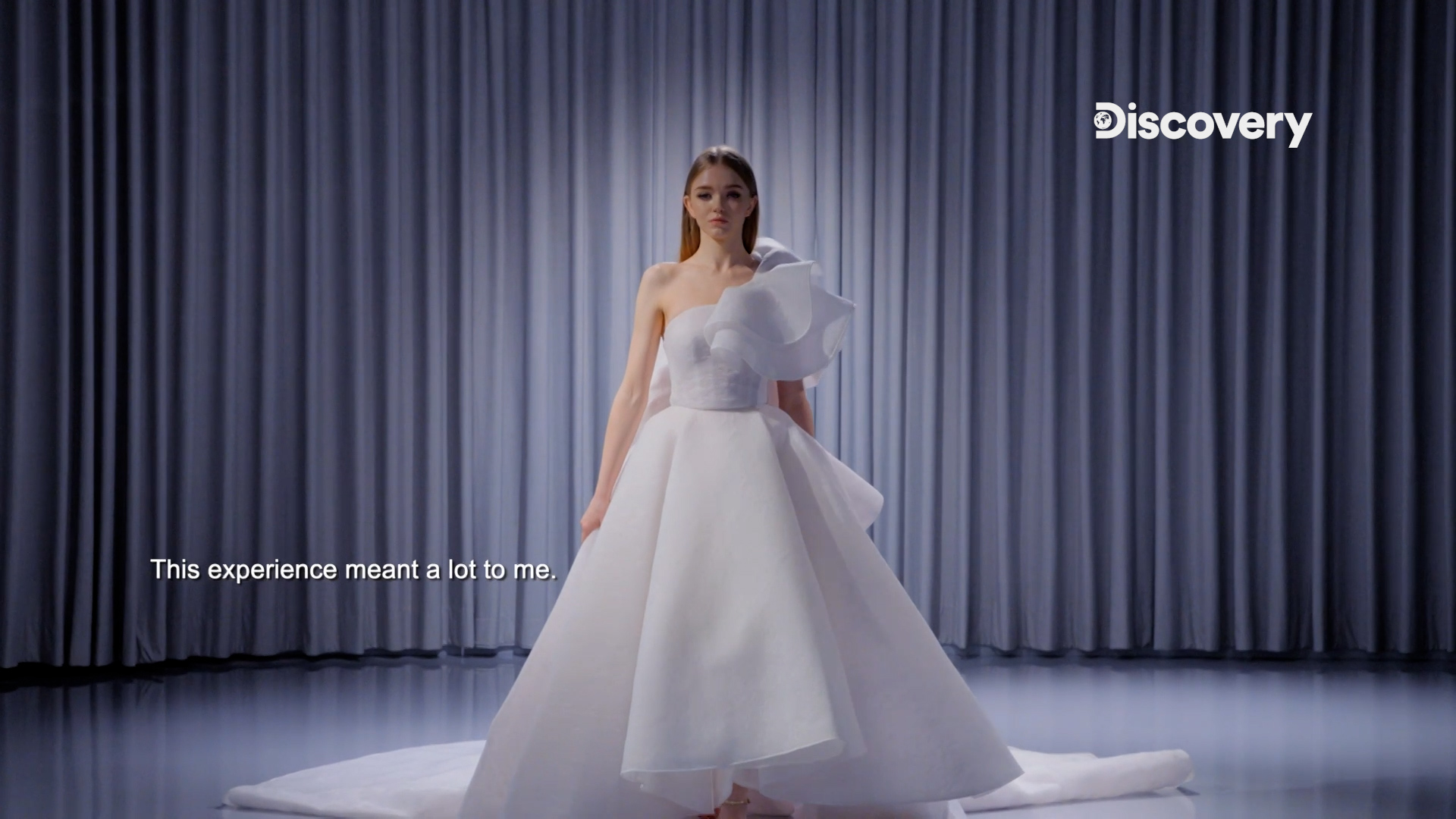 林莉成功製作出全球第一件環保婚紗。（Discovery提供）