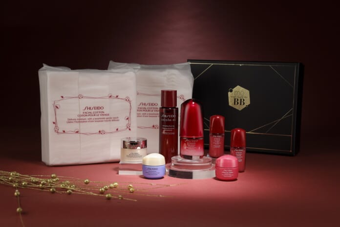 momo購物與資生堂國際櫃推出的「Beauty Box美妝禮盒」，內含6大明星商品。（momo提供／古明弘台北傳真）